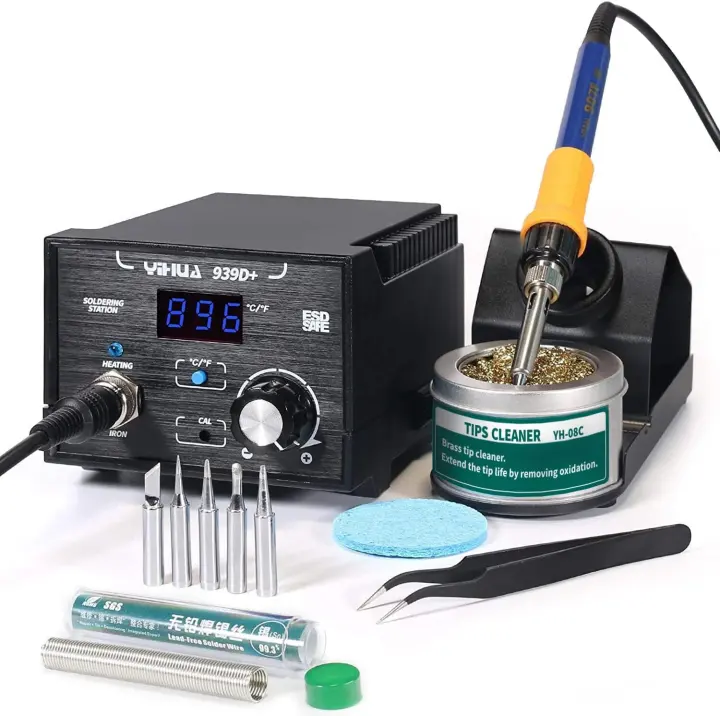 YIHUA 939D+ 75W-Class Digital Soldering Station with Precise Temp Control